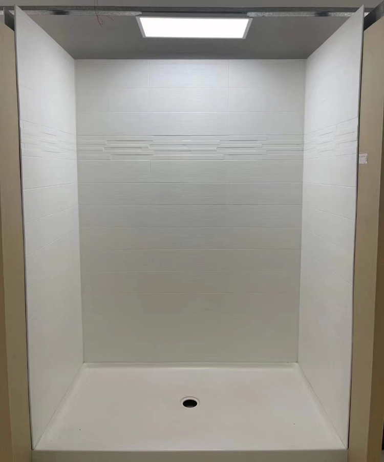 culture marble shower base center drain