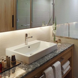 Bathroom furniture with granite counter top