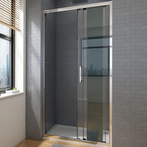 3 panel sliding glass shower door