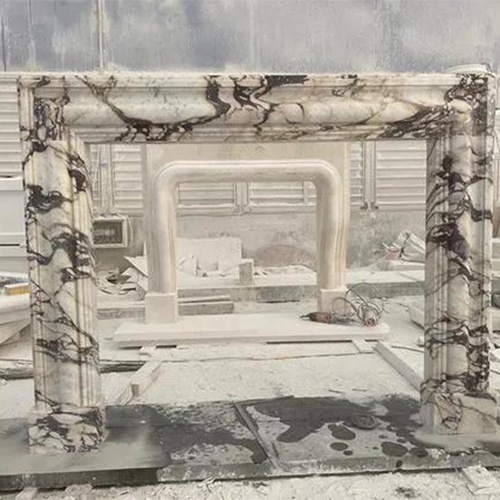 Custom Cut Marble Fireplace Mantel Wholesale Supplier