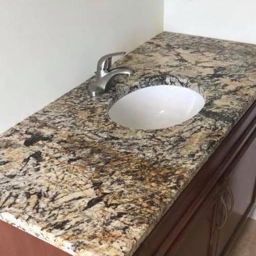 Golden Persa Granite Bathroom Vanity Top