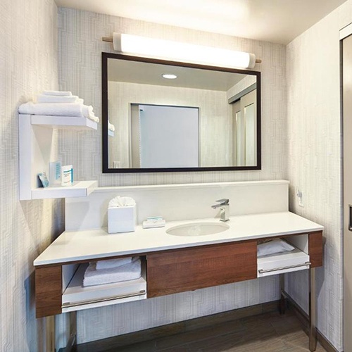 Hampton Inn and Suites bathroom furniture vanities