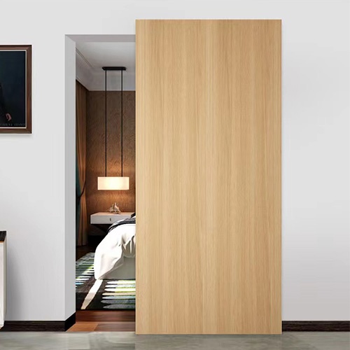 Sliding Wood Barn Door with Concealed Hardware