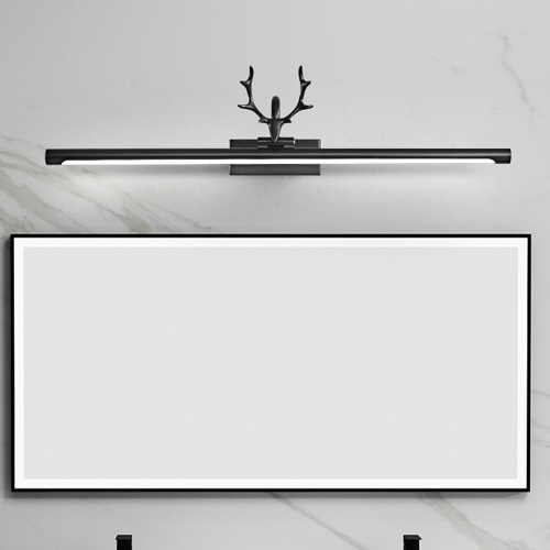 Stylish bathroom vanity mirror powered by energy efficient LED lighting