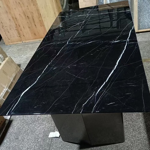 Table Furniture by Marble top and Metal Base