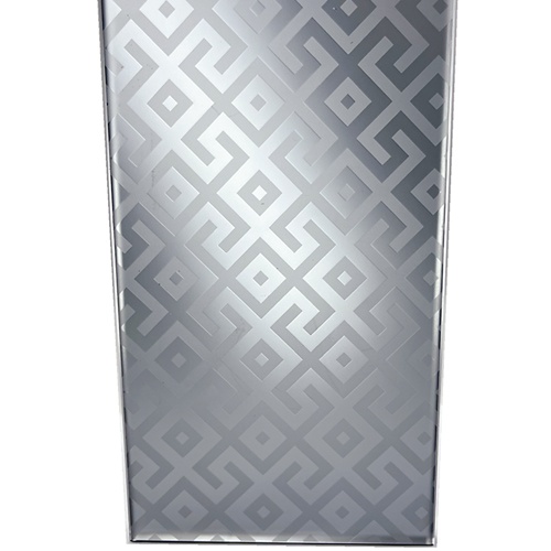Tempered Glass Partitions Acid Etched Decorative Frosted Glass for Home Use