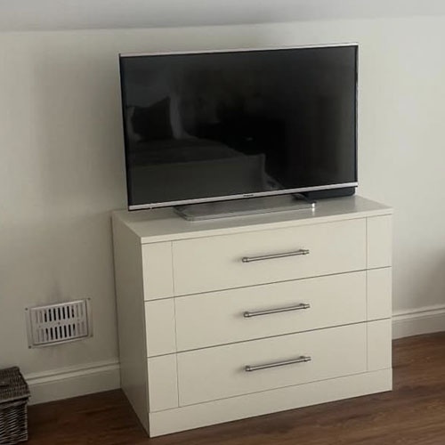 custom hotel TV cabinet with storage