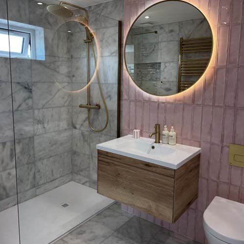 wall mounted vanity with integrated sink custom