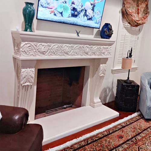 Compare modern and classic fireplace mantels