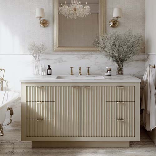 Why Choose a Made-to-Order Bathroom Vanity with Marble Top