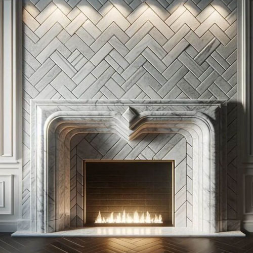 How To Design Interior Decor With Marble Fireplace