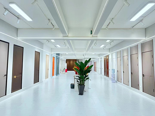 interior wood door factory showroom