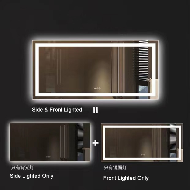 Lighting Style for LED Backlit Mirror