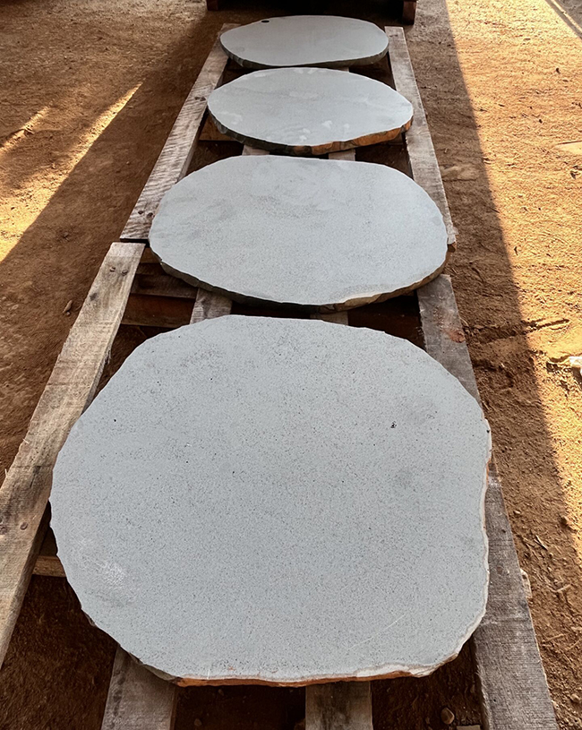 basalt stone flagstone paving