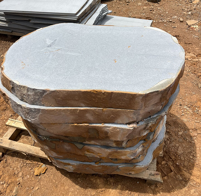 basalt stone flagstone paving