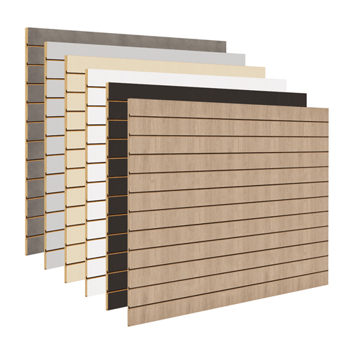 display slatwall MDF board for retail store