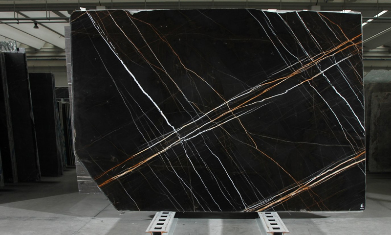 marble sahara noir slabs