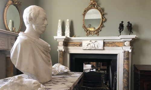 marble mantel showroom