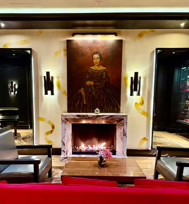 resort fireplace surround design