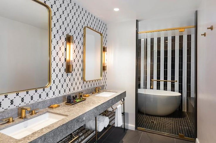 Four Seasons hotel bathroom vanity
