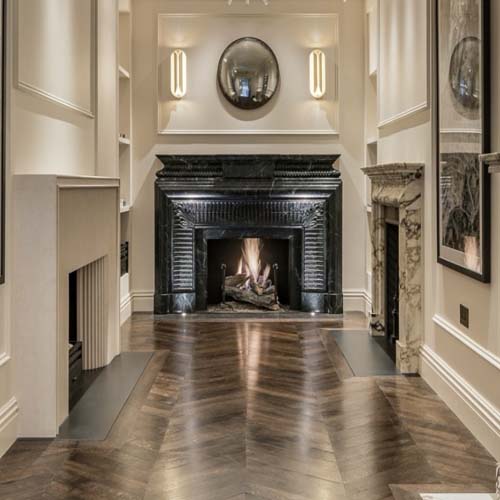 London fireplace showroom for project conversations