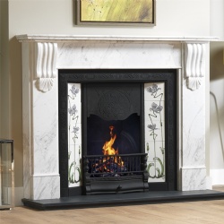 56inch Kallos Marble Fireplace Surround