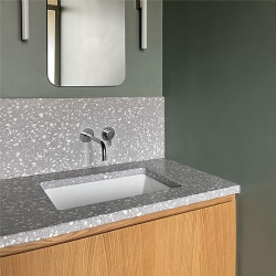 Aggregate Color Options for Terrazzo Bathroom Vanity Tops