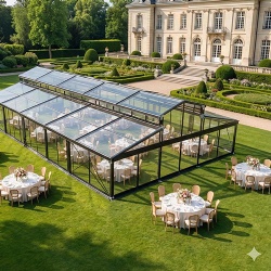 Aluminum frame marquee tents