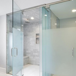 Anti-Corrosion Bathroom Glass Divider for Humid Environment