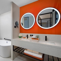 Asian Style Bathroom Vanities for Even Hotel