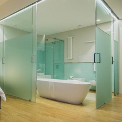 Bathroom Glass Divider and Partition for Hotel Guest Room