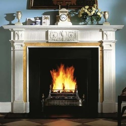 Blenheim Marble & Limestone Fireplace Mantel