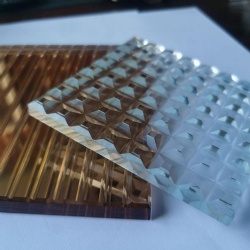 CNC machine engraving textured glass with unlimited design