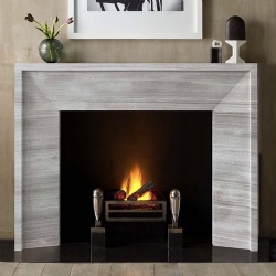 Chesneys Metropolitan Fireplace Surround Carved in Driftwood Marble