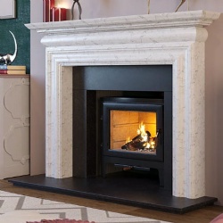 China marble fireplace mantel supplier