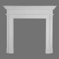 Classic Lanark fireplace in Limestone