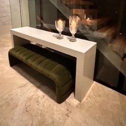 Concrete console and hall table
