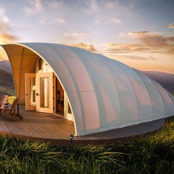 Curved Roof Glamping Lodge Tent