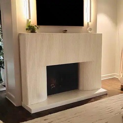 Custom Concrete Fireplace Surrounds