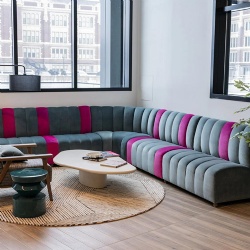 Custom size sectional sofa for hotel project