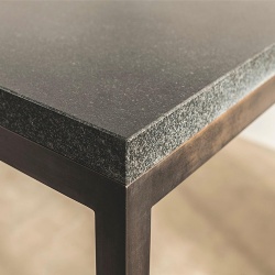 Dark Grey Granite Furniture Surface Matte Finish