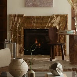 Elevate your fireplace with custom marble