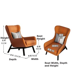 Ergonomic Hospitality Lounge Chair