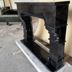 Etsy Hand Carved Nero Black Marble Fireplace Shelf