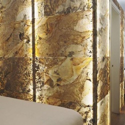 Faux Marble Laminated Glass