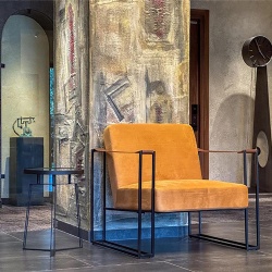 Fire Rated Upholstered Lounge Chair for Hospitality