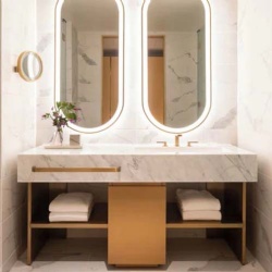 Four Seasons Hotel Style Bathroom Vanities for Luxury Hospitality Projects