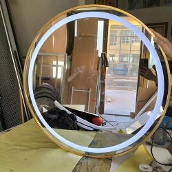 Framed Electric Mirror LED Backlit Mirror Bath Lighting Mirror