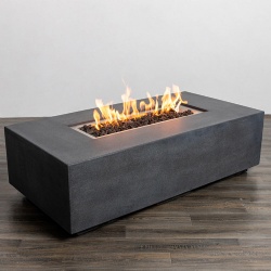 GFRC Natural Gas Fire Pit with Electronic Ignition