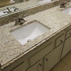 Giallo Ornamental granite bathroom vanity top